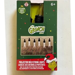 The Grinch Projector Bulb String Lights USB Powered Dr‎ Seuss Decor 5.5m